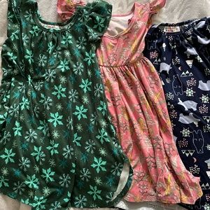 Three DotDotSmile Holiday dresses size 3/4
